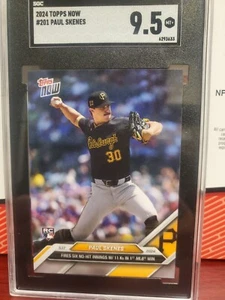 2024 Topps Now - #201 - Paul Skenes - Pirates - SGC 9.5 - Picture 1 of 3