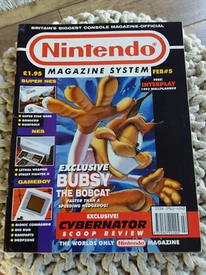 NINTENDO MAGAZINE SYSTEM / OFFICIAL UK - Issue # 5 - Feb. 1993 - BUBSY - BATMAN - Image 1 of 3