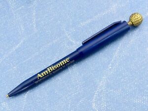 Rare Blue AmBisome Drug Rep Pharmaceutical Twist Pen Unique Golf Ball Topper