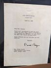Vintage Signed Ronald Reagan Happy Birthday Letter White House Stationary 1986