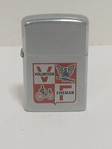 Vintage Dundee Flip Top Lighter Volunteer Firemam Symbols. - Picture 1 of 10