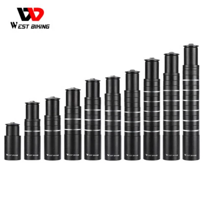 WEST BIKING Bike Fork Stem Extender Bicycle Handlebar Riser Extension Adapter - Image 1 of 4