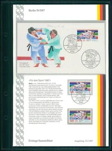 BERLÍN ETSB 1987/03b PRIMER DÍA COLECCION DEPORTE JUDO CAMPEONATO MUNDIAL - Imagen 1 de 2