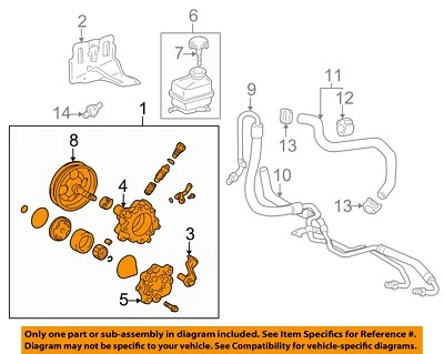 Used Power Steering Pump fits: 2001 Toyota Celica GT 1ZZFE engine Grade A Foto 1 de 3