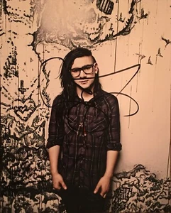 Foto firmada de Skrillex Sonny Moore 8x10 - Imagen 1 de 1
