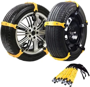 s Anti-Skid anti Slip Emergency Snow Tire Chains - Portable Emergency Traction S - Picture 1 of 9