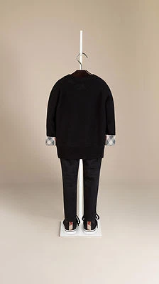 NUEVO Suéter Burberry Niña Niños Georgey Cuadros Recortado Cachemira, Talla 8Y/128cm Foto 1 de 2