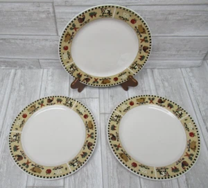 3er Set Speiseteller 10 3/4" Sakura Leslie Beck Farm Animal Weathervanes 1999 - Bild 1 von 8