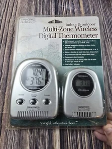 Springfield Multi-Zone Wireless Digital Thermometer Indoor & Outdoor READ - Picture 1 of 9
