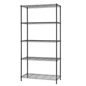 14D×36W×72H Wire Shelving Unit Commercial Metal Shelf with 5 Tier Adjustable - Picture 1 of 7