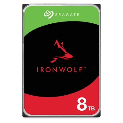 Seagate IronWolf NAS HDD ST8000VN004 - 8 TB 7200rpm 3,5 Zoll SATA 6 Gbit/s CMR - Bild 1 von 4