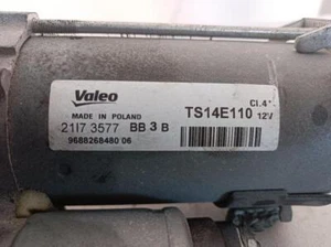 21I73577BB3B starter motor 226155 for PEUGEOT PARTNER KOMBI 1.6 BLUE-HDI 2008 - Picture 1 of 6