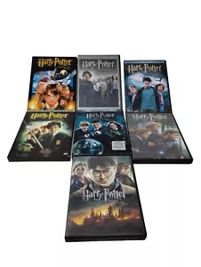 7 Harry Potter DVD Movies Pre-owned 1 NEW Sealed Special Features Region 1 - Picture 1 of 19