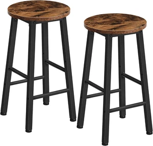 Barhocker, Barhocker 2er Set, Thekenhöhe Barhocker, 24,8" Barhocker für - Bild 1 von 10