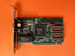 Vintage Trident TGUI 9440-1 PCI Video Card Working - Foto 1 di 1