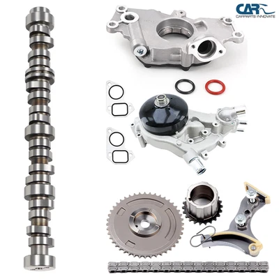 5.3L V8 AFM Camshaft Oil Water PumpTiming Chain Kit FOR Chevrolet Silverado GM Foto 1 de 4