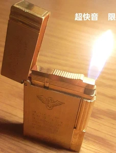 Limited Working S.T.Dupont Gas Lighter Gold 409/600 Mercure without box - Picture 1 of 9