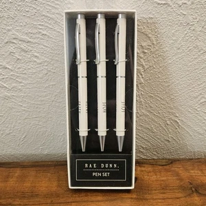 Rae Dunn Ballpoint Pen Set Faith Hope Love 3 Piece Gift Set New in Box - Picture 1 of 4