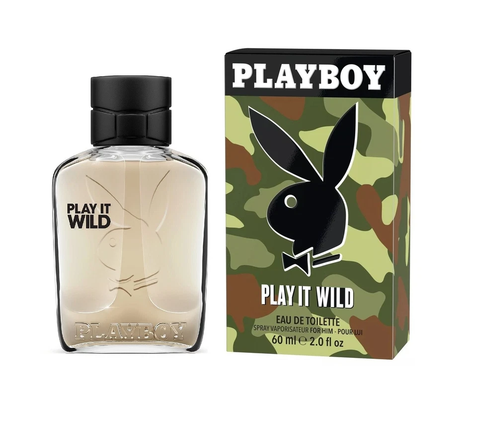 Playboy Play It Wild 2.0 OZ eau de parfum spray colonia para hombres 60 ml Nuevo en caja Probador Foto 1 de 1
