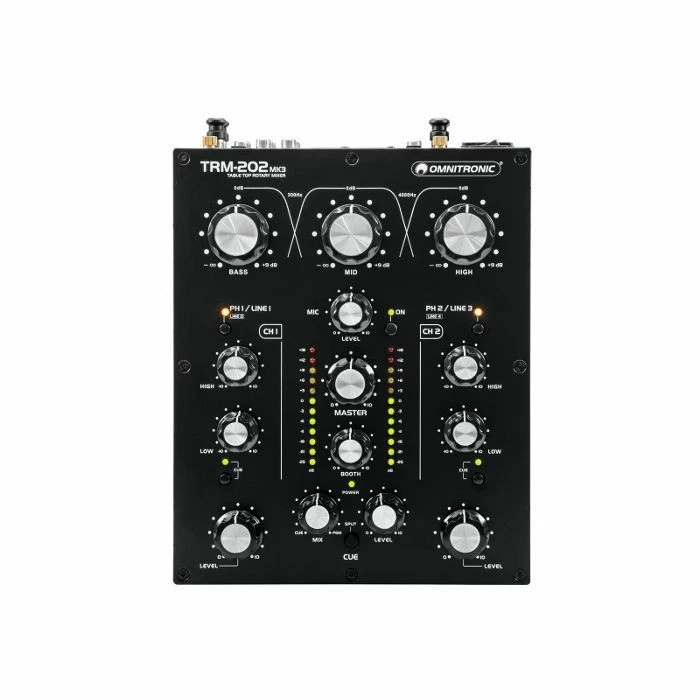 Omnitronic TRM-202MK3 2-Channel Rotary DJ Mixer - Image 1 of 1