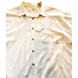 Vintage Bamboo Cay Embroidered Rayon Hawaiian Shirt Men's XXL - Bild 1 von 12