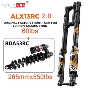 FASTACE ALX13RC 2.0 ORIGINAL FRONT FORK SUSPENSION FOR SURRON W/ 265 REAR SHOCK - Picture 1 of 18