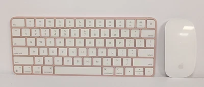 Apple Magic Keyboard 2 (A2450, Rose Gold) + Magic Mouse 2 (A1657) - Both Used! - Image 1 of 4