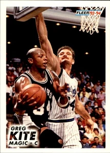 1993-94 Fleer #344 Greg Kite Orlando Magic - Picture 1 of 2