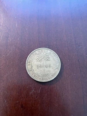 África Occidental Británica 2 chelines 1946 KN Foto 1 de 2