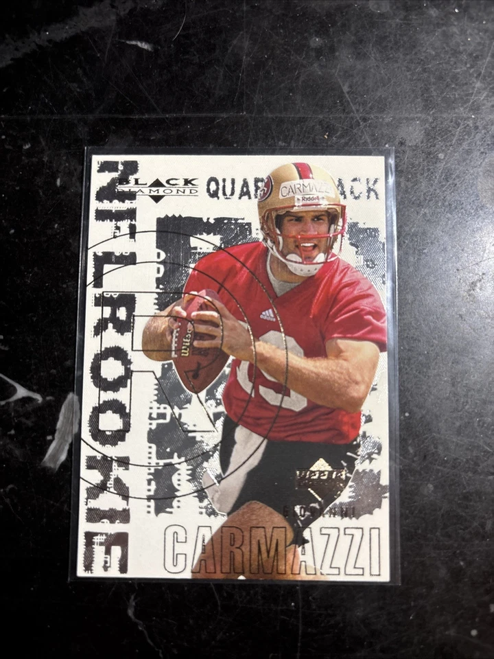 2000 Upper Deck Black Diamond - NFL Rookie Giovanni Carmazzi #129 (RC) - Image 1 of 2