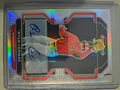 2022 - Ryan Cermak #PDP71 Silver Prizm Autographs (AU, RC) - Image 1 of 2