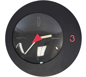 Vintage 1980's Postmodern Modern Time Collection Wall clock Quartz Tested Rare - Picture 1 of 5