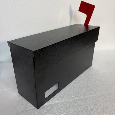Wall-Mounted Mailbox Outside Rust Resistant Galvanized Steel Metal - Image 1 of 2