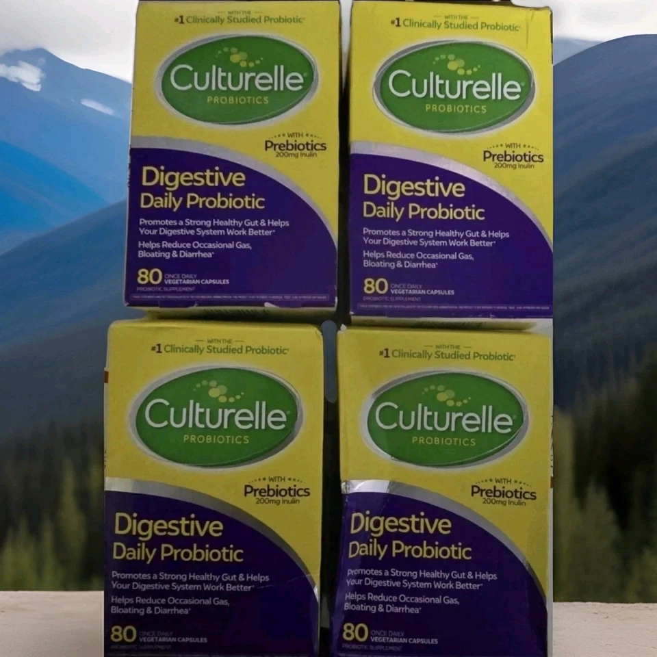 Culturelle Digestive Health Probiótico Diario 80 X 4 = 320 Cápsulas Exp 2027 Foto 1 de 1