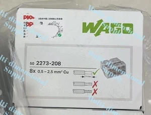 10PCS NEW WAGO 2273-208 #SKY - Picture 1 of 1
