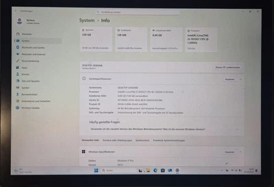 Microsoft Surface Book 3 13.5 Zoll - i5-1035G7, 8 GB, 256 GB - mit Surface Pen - Bild 1 von 2