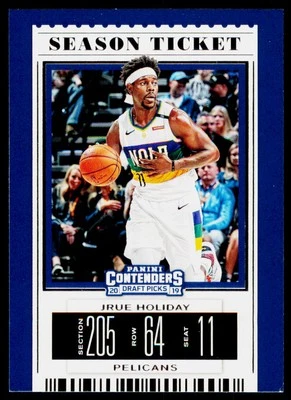 2019 Panini Contenders Draft Picks Jrue Holiday 23b White Uniform Pelicans - Image 1 of 2
