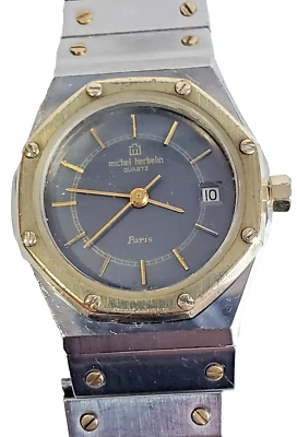 Vintage Michel Herbelin Women Watch  Two Tone Gold & Silver. France. - Image 1 of 4