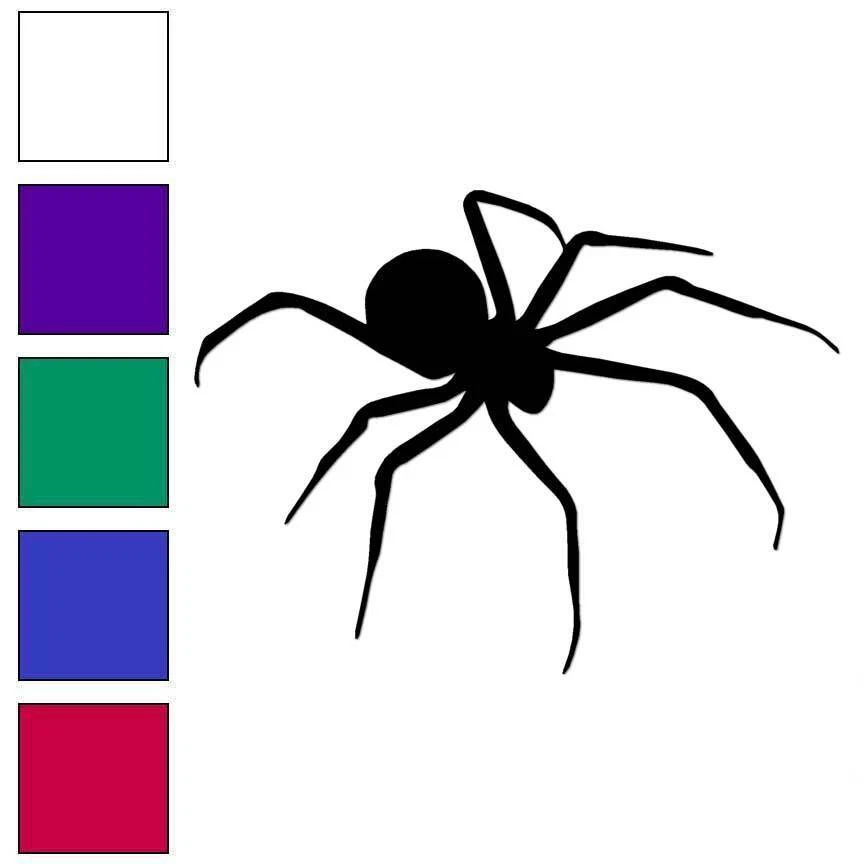 STICKER*PIMP Spider Arachnid, Vinyl Decal Sticker, Multiple Colors & Sizes #6689