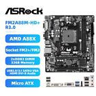 ASRock FM2A88M-HD+ R3.0 Motherboard M-ATX AMD A88X FM2+/FM2 DDR3 HDMI DVI-D VGA