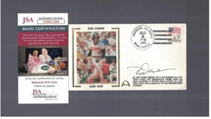 Rod Carew California Angels 3000 Hits Signed FDC Envelope JSA PCBX3 - Picture 1 of 2