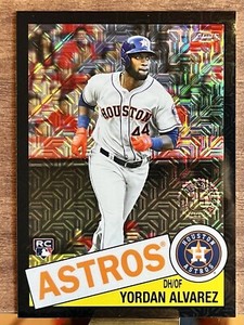 2020 Topps Chrome 1985 Mojo Black Refractor CPC-1 Yordan Alvarez Rookie RC #/199