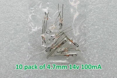 (10件)4.7毫米14伏通用GMC庞蒂亚克别克雪佛兰集群速度计灯泡灯 — 第 1/3 张图片