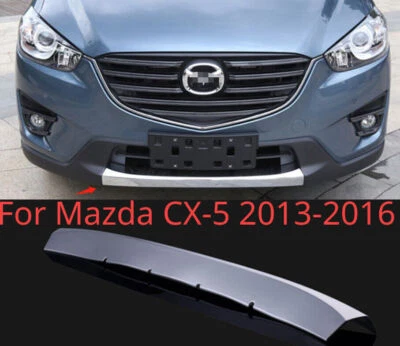 Protector de parachoques delantero cromado 1 pieza para Mazda CX-5 2013-2016 Foto 1 de 4