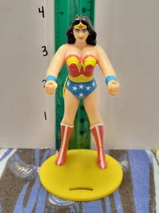 Wonder Woman Figure Cup Holder Vintage 1988 Burger King DC Comics - Picture 1 of 2