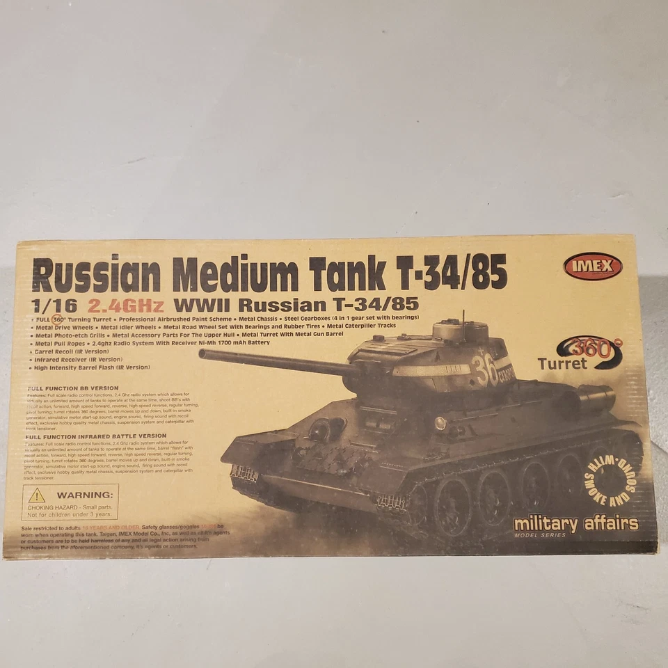 imex russian tank 1/16 metal - Image 1 of 4