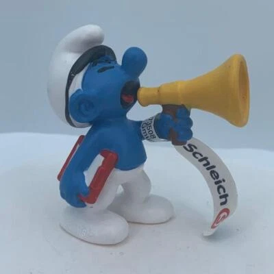 Smurfs 20715 Producer Smurf Megaphone Movie Film Figure Schleich PVC Figurine - Image 1 of 4