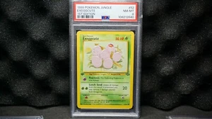 Pokemon WOTC Jungle 1st Edition Common: Exeggcute 52/64 PSA 8 POP 384 - Bild 1 von 6