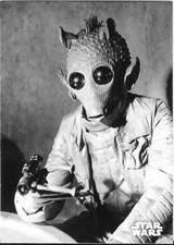 2018 Topps Star Wars Black & White A New Hope #51 Greedo Prattles on