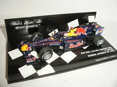 1/43 Minichamps 410 100305 - 2010 Red Bull Renault RB7 Vettel Japan GP Winner - Image 1 of 4